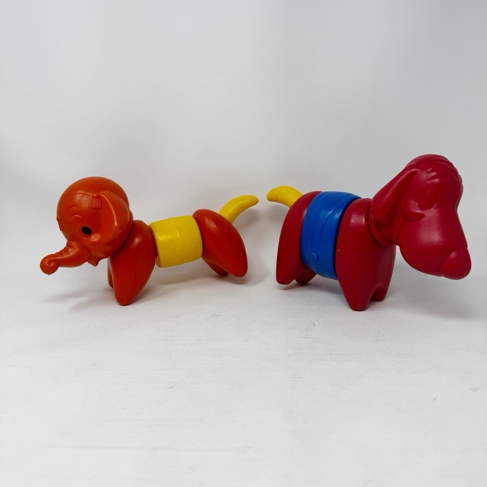 Vintage Tupperware Tupper Toys Zoo it Yourself Animal Lot of Mixed Parts
